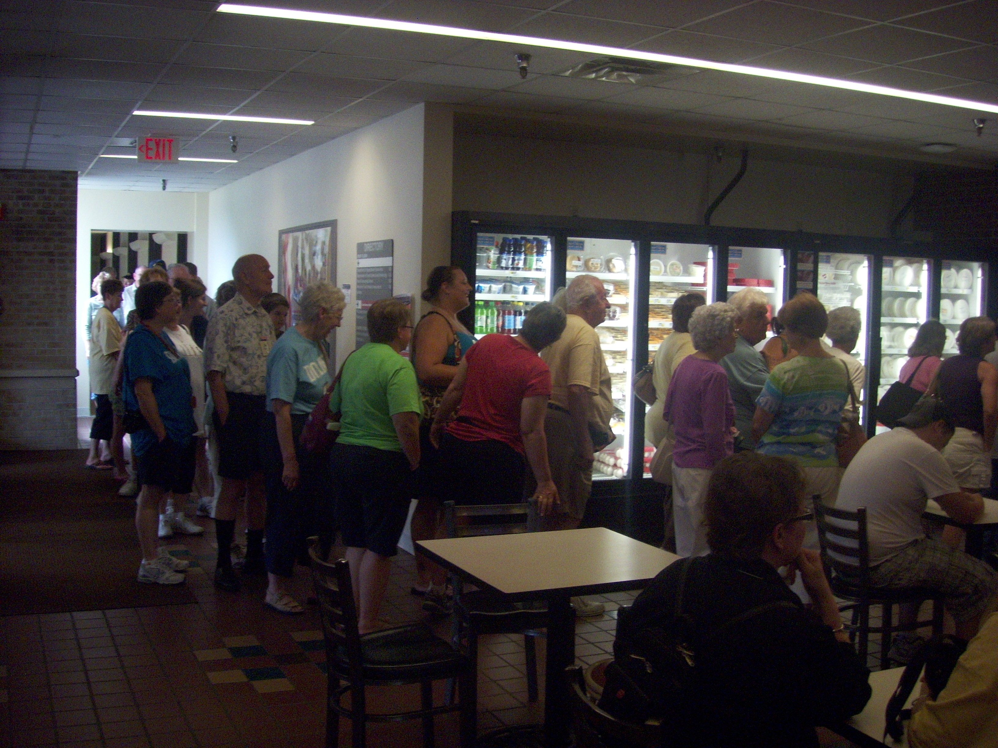 buying ice cream